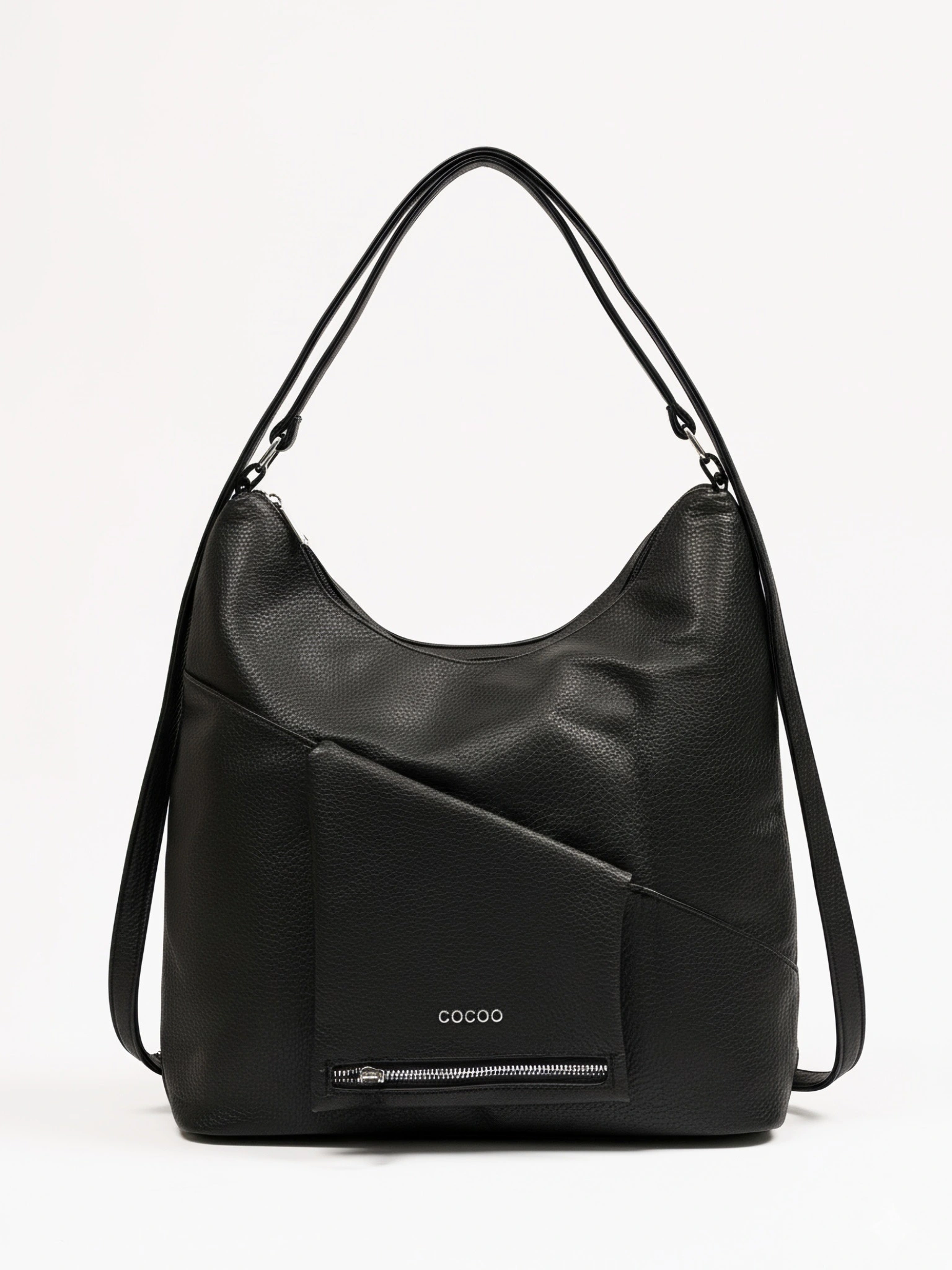 Сумка-шоппер  с регулируемыми ручками, откидным карманом и цепочкой в ассортименте